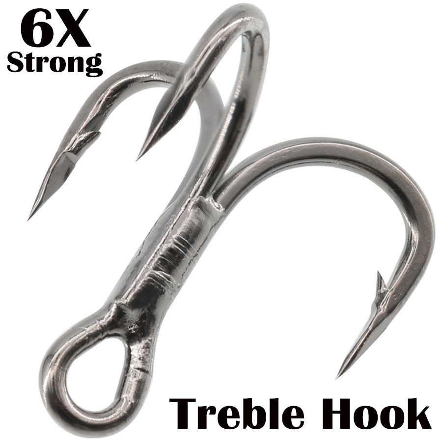 Fishing Hook Assortment - Câu Cá Móc Treble 6X Mạnh