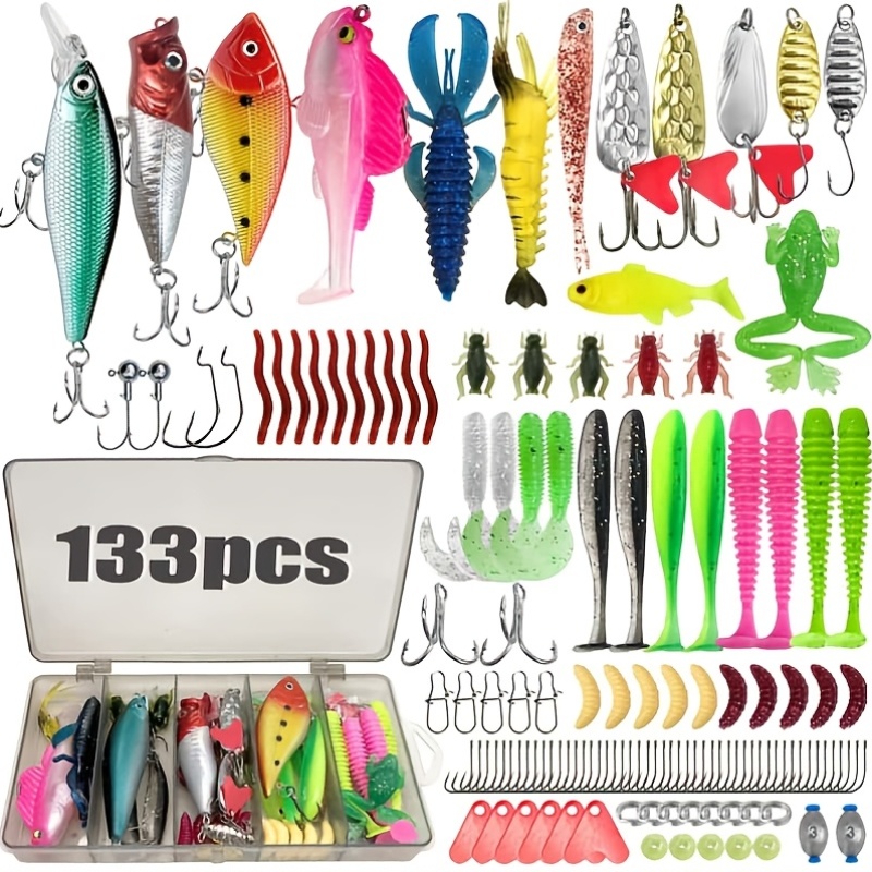 133Pcs Premium Fishing Lures T - đánh giá và giá Fishing Hook Jig