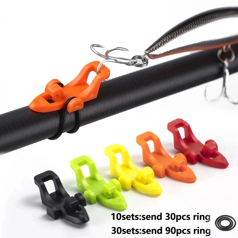 10-20sets Fishing Rod Pole Hoo - đánh giá và giá Fishing Hook Jig
