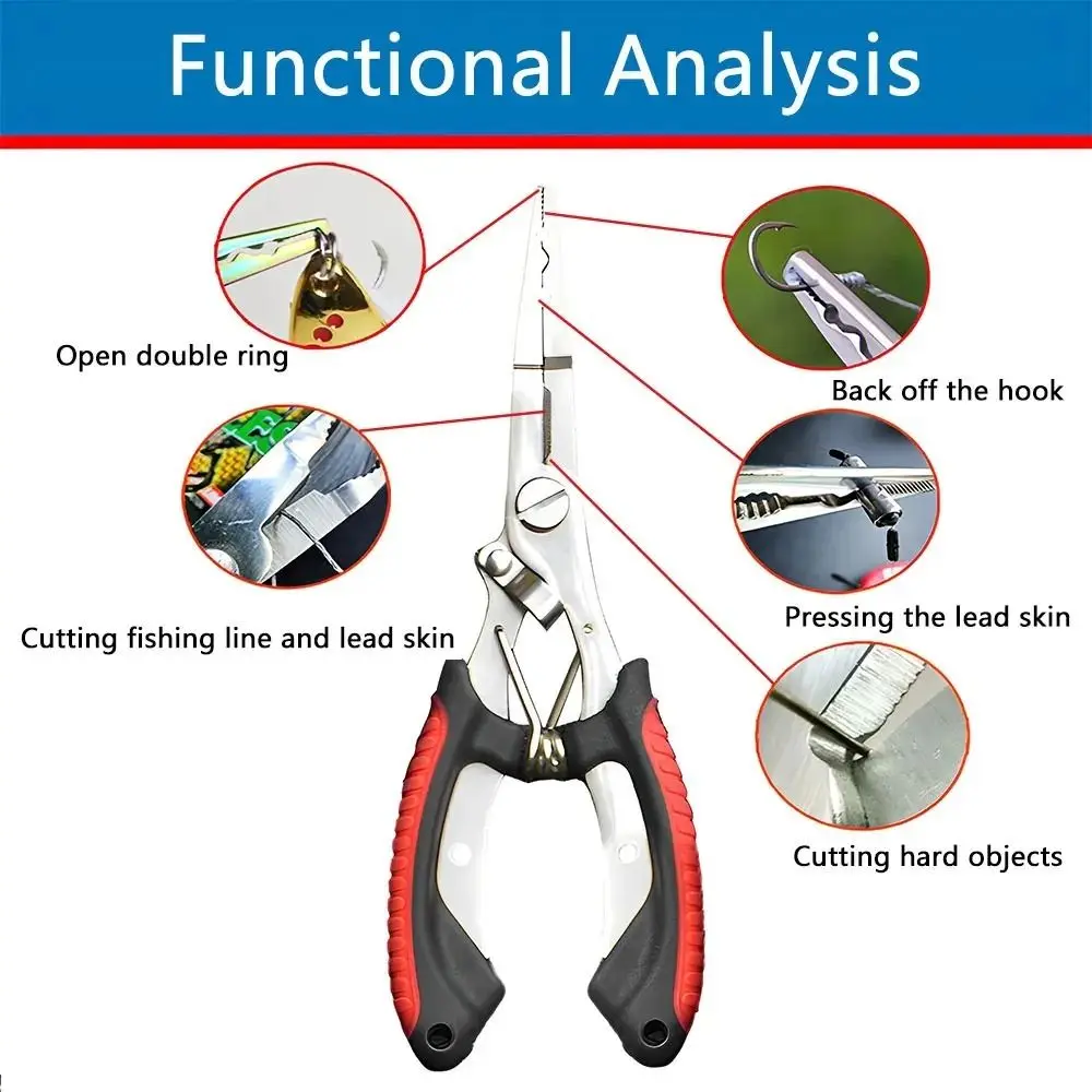 Stainless Steel Fishing Pliers - đánh giá và giá Fishing Hook Sharpener